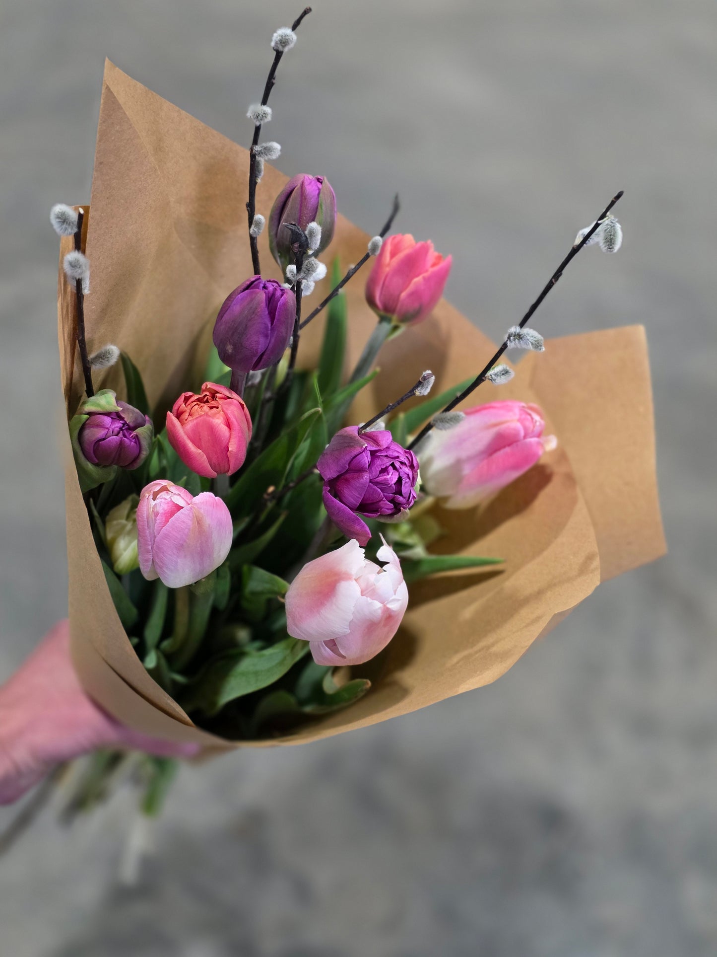 Mother's Day Wrapped Bouquet